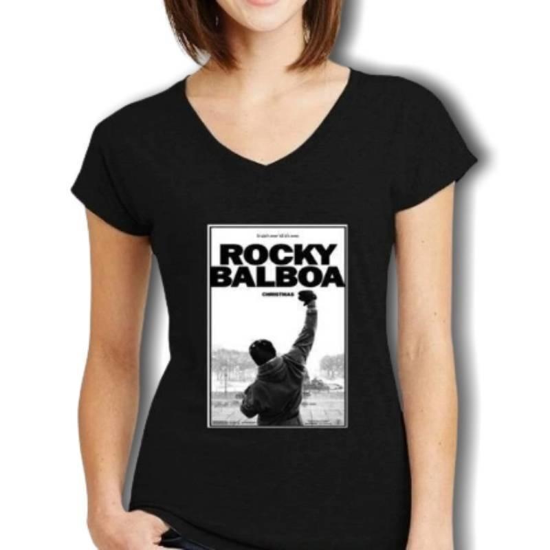 T-Shirt Vintage  Rocky Balboa Femme