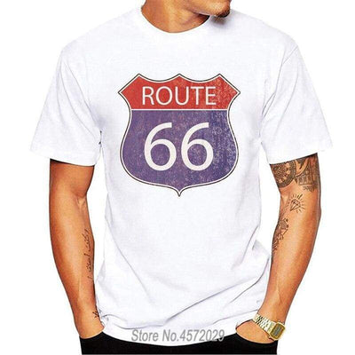 T-Shirt Vintage  Route 66 USA