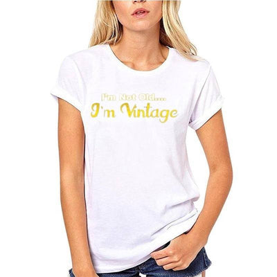 T-Shirt Je Ne Suis Pas Vieille Je Suis Vintage
