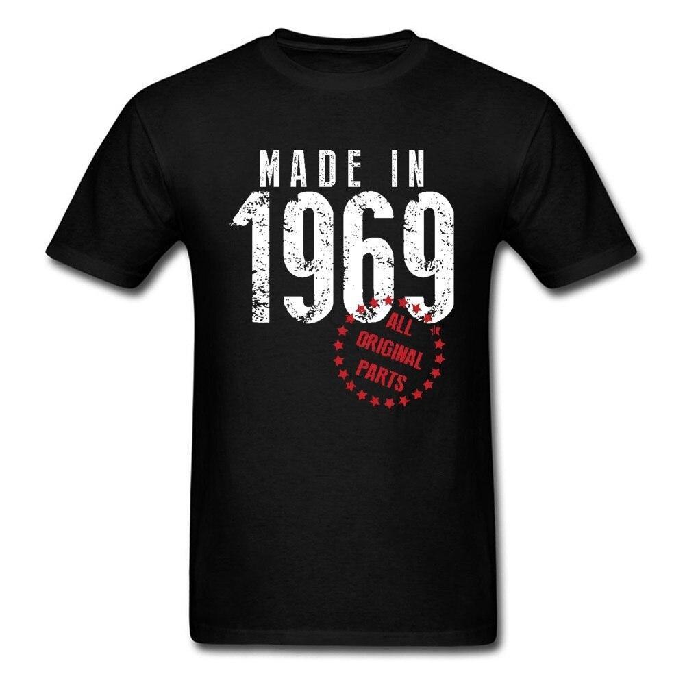T-shirt Vintage “Anniversaire 1969” – Coupe Classique, Effet Vieilli, Cadeau Naissance Ou Anniversaire
