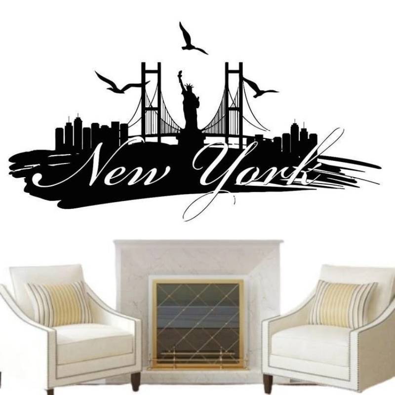 Autocolante gigant de epocă New York