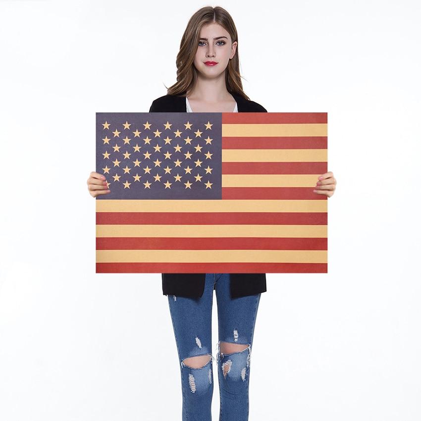 Autocolante de perete cu steag american de epocă