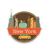 Stickers Vintage New York Couleur
