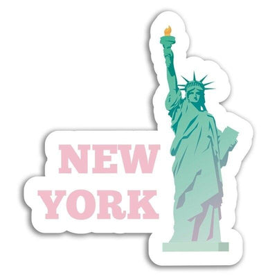 Stickers Vintage New York Rose