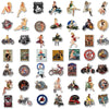 Stickers Vintage Pin Up Annees 50