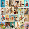 Stickers Vintage Pin Up