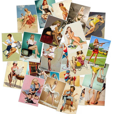 Stickers Vintage Pin Up