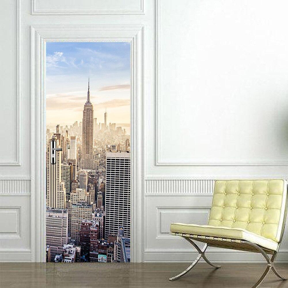 Vintage dørklistermærker New York