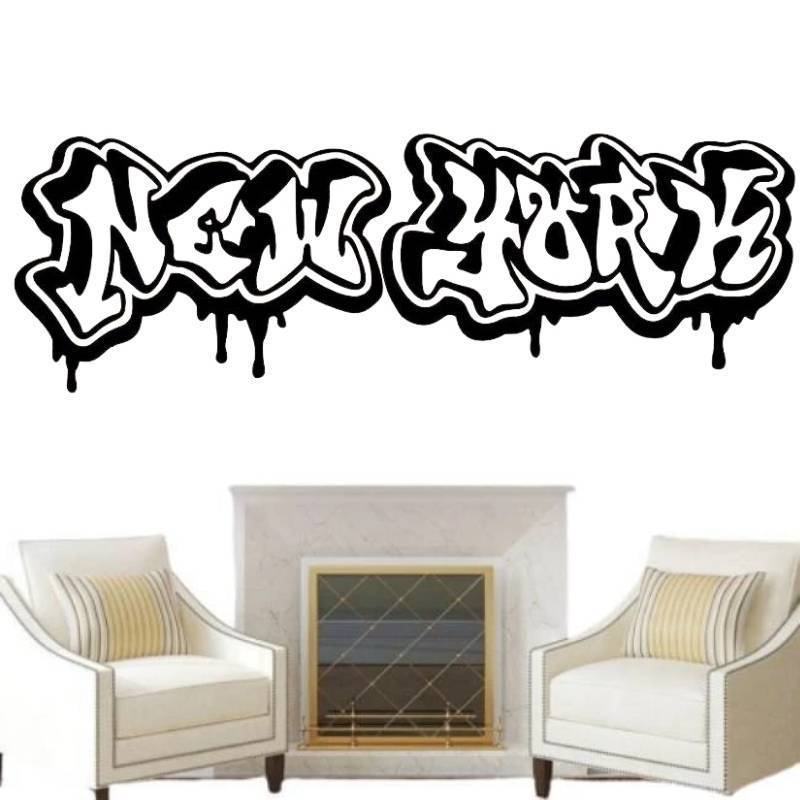 Stickers Vintage Tag New York