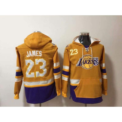 Sweat Vintage  Lakers Jaune