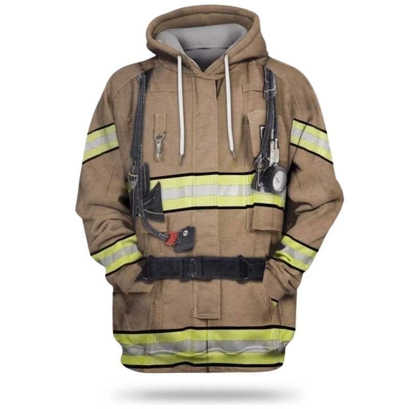 Винтидж пожарникарски суичър