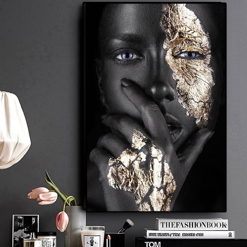 Impression sur toile - Image sur toile - reine africaine - 30x30 cm - Boutique Impression sur toile - Image sur toile - reine africaine - 30x30 cm - Boutique