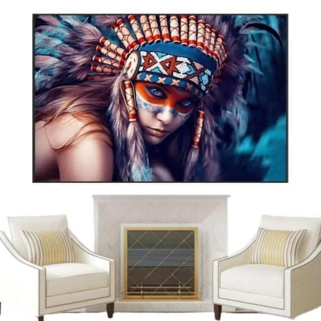 Pictură de coafură indiană de epocă