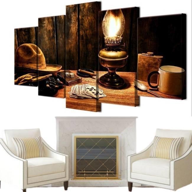 Pictură de cowboy de epocă