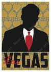 Tableau Vintage Déco Las Vegas
