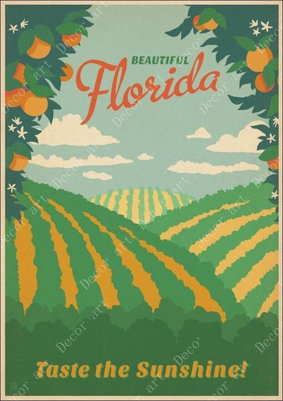 Tableau Vintage Floride