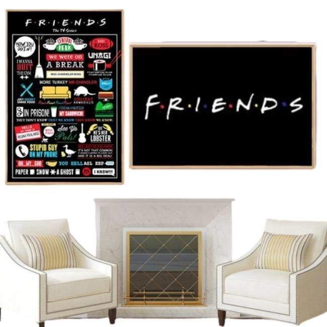 Vintage Friends maleri