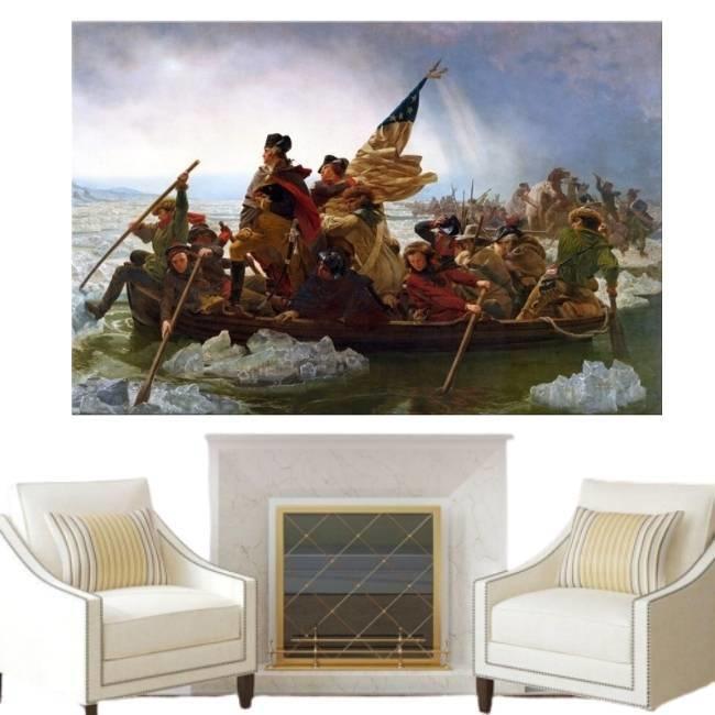 Dipinto vintage La gloria degli Stati Uniti