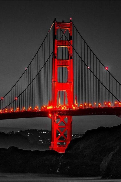 Tableau Vintage Golden Bridge Gate