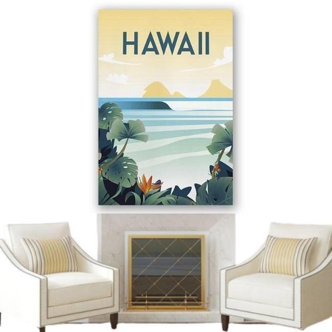 Tableau Vintage Hawaii