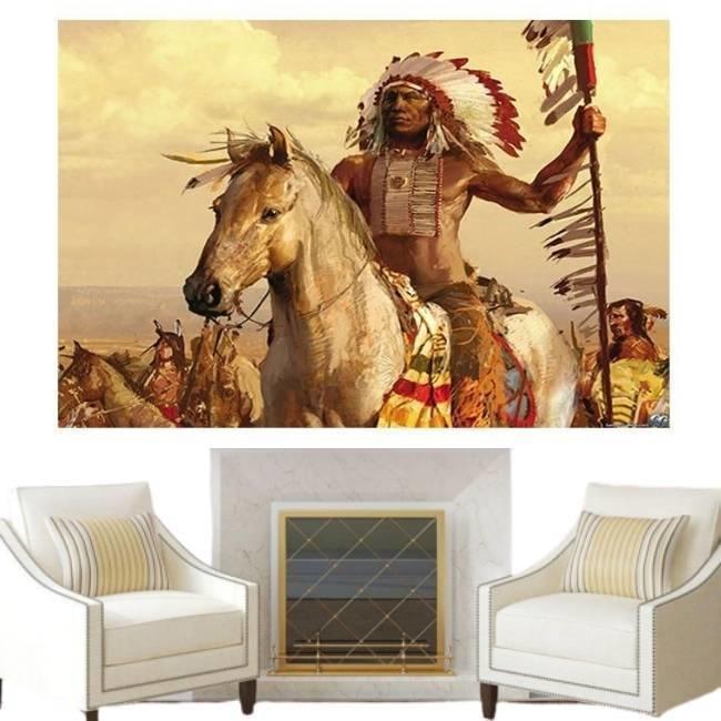 Vintage amerikansk indisk maleri