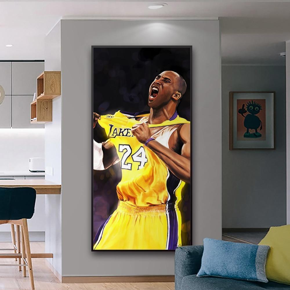Pictură de epocă Kobe Bryant