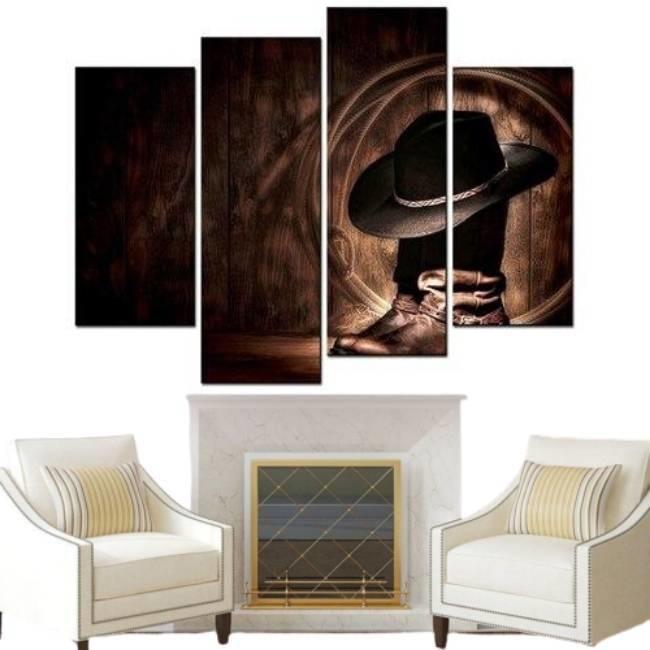 Pictură vintage din vestul american