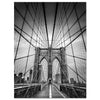 Tableau Vintage New York Pont De Manhattan