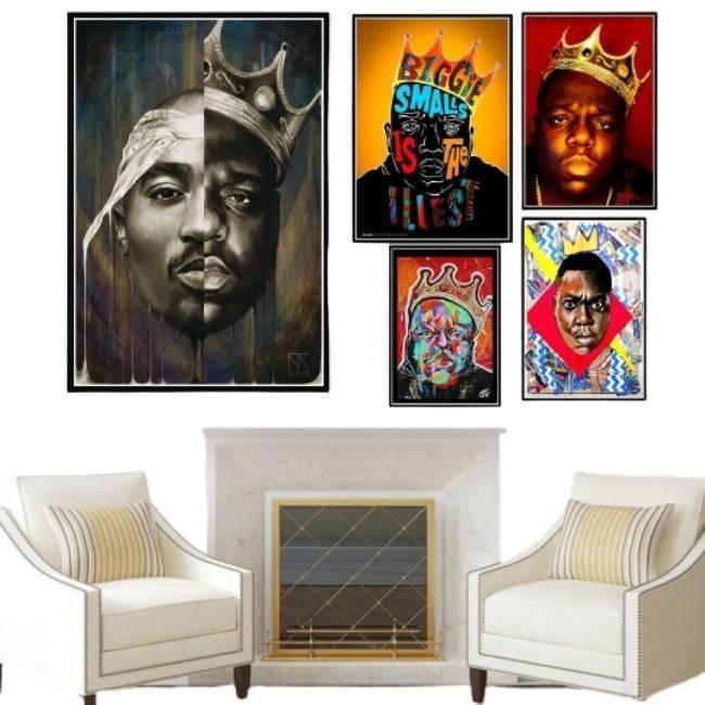 Pictură de rapper american de epocă