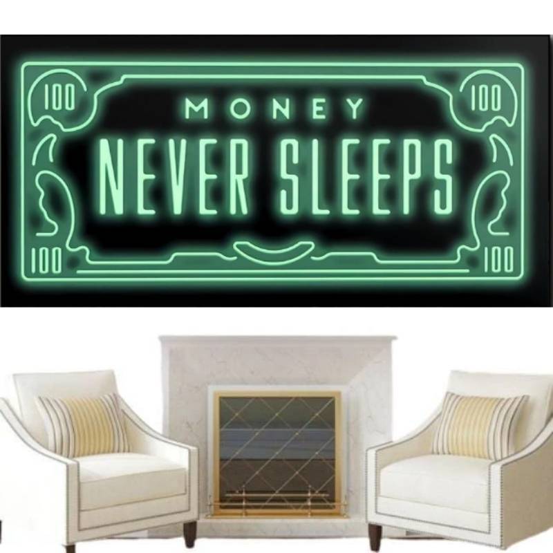 Pictură retro iluminată de epocă