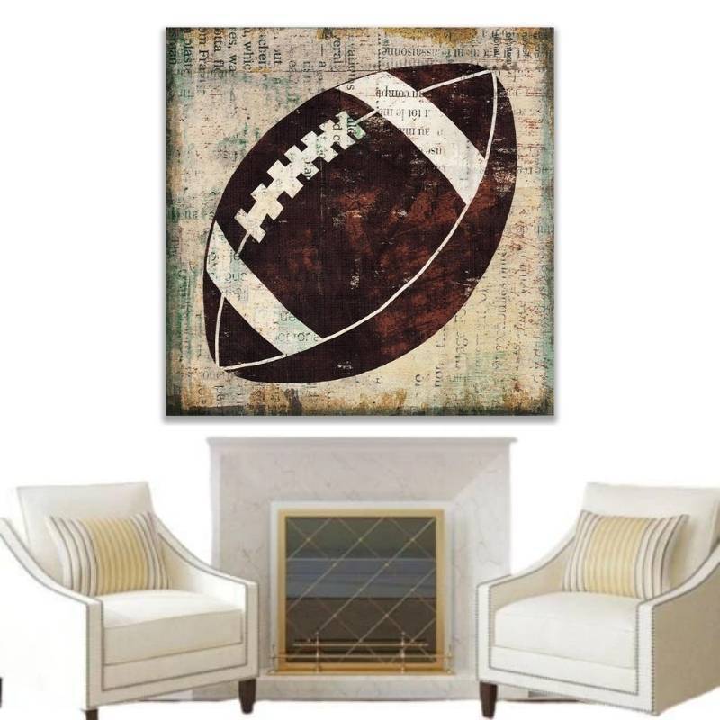 Pictură de rugby de epocă