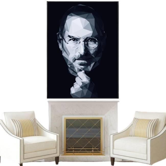 Tableau Vintage Steve Jobs