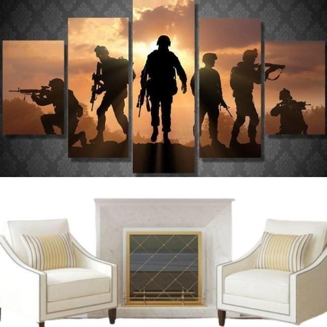 Pictură de epocă din Armata SUA