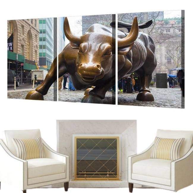 Pictură de epocă pe Wall Street