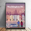 Tableau Vintage  De Washington
