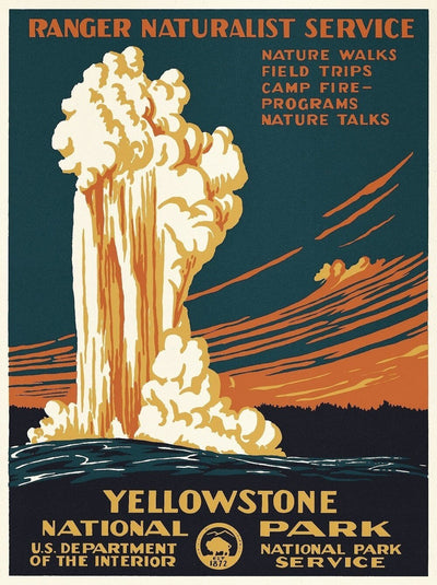 Tableau Vintage Yellowstone