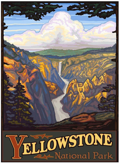 Tableau Vintage Yellowstone