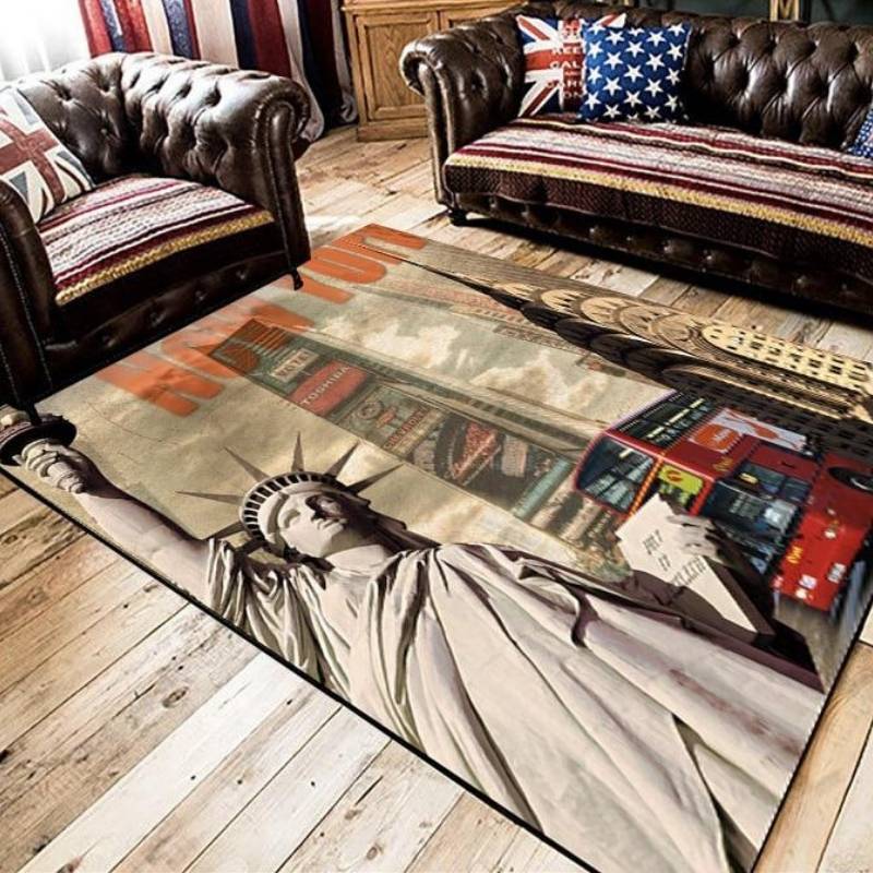 Covor de sufragerie vintage New York