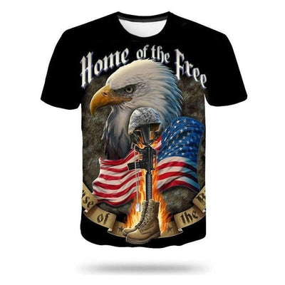 T-Shirt Vintage  Aigle Américain