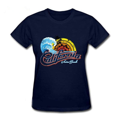 T-Shirt Vintage  California Femme