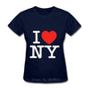 T-Shirt Vintage  I Love New York Femme