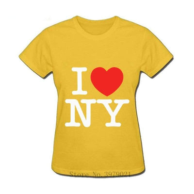 T-Shirt Vintage  I Love New York Femme