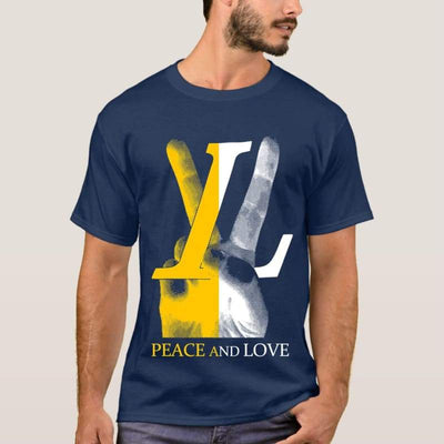 T-Shirt Vintage  Peace And Love Homme